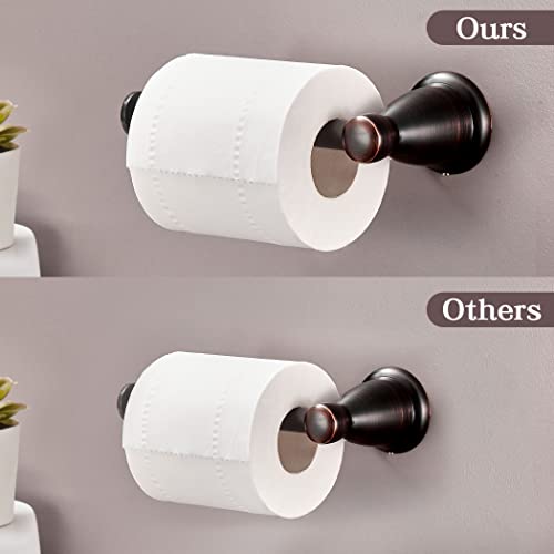 Weiko Bronze Toilet Paper Holder, Oil Rubbed Bathroom Tissue Roll Hanger Bath Hardware Accessories Tp Storage Wall Mount Sus304 Stainless Steel, Orb #TOP4