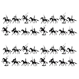 HEMOTON 32 Pezzi Giocattoli Militari Per Ragazzi Action Figure Di Cavalieri Soldati Medievali Soldatini Miniature Di Soldatini Miniature Militari Cavalieri Medievali Accessori Per