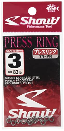 Shout! Press Ring 74-PR Stainless Steel Fishing Press Ring