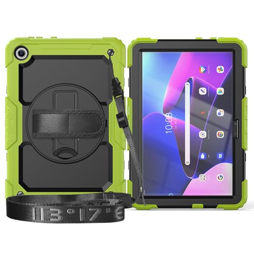 Funda verde para tablet Lenovo M10 HD 10.1 2022 ideal para viajes escolares y trabajo de campo