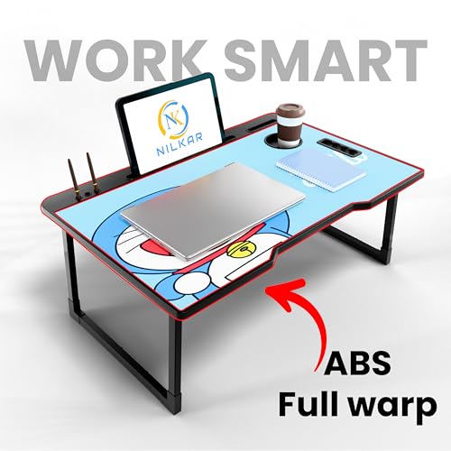 Image of Study Table Bed Table Premium Laptop Table /Foldable and Portable Wooden /Writing Desk for Office /Home /School (CTD DORMONA)