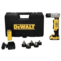 DEWALT 20V MAX Copper Swaging Tool Kit with Battery, Charger, and 6 Expansion Heads 3/8 in., 1/2 in., 5/8 in., 3/4 in., 7/8 in, and 1-1/8 in (DCE450D1)