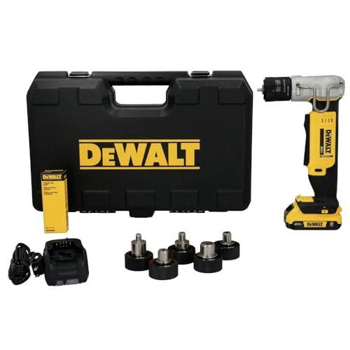 DEWALT 20V MAX Copper Swaging Tool Kit with Battery, Charger, and 6 Expansion Heads 3/8 in., 1/2 in., 5/8 in., 3/4 in., 7/8 in, and 1-1/8 in (DCE450D1) - image 1