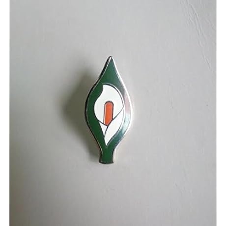 Easter Lily Enamel Pin Badge of 1916 Rebellion