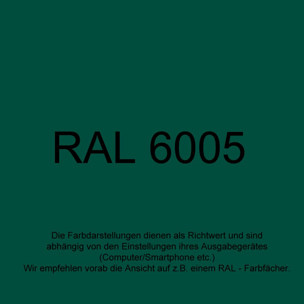 3er Sparpack 400 ml Rust Blocker 4in1 Metallschutzlack Rost Stop Lack GRÜN matt RAL 6005 , 4in1 -Haftvermittler - Aktiver Rostschutz - schnelltrocknender Lack - effektiver Schutz