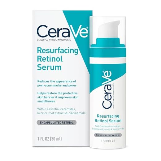 CeraVe Resurfacing Retinol Face Serum with Niacinamide, Pore Minimizer, 1oz
