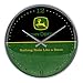 Produktbild Nostalgic-Art Retro Wanduhr, Ø 31 cm, John Deere  Logo Black and Green  Geschenk-Idee für Traktor-Fans, Original Lizenzprodukt (OLP), Große Küchenuhr, Vintage Design