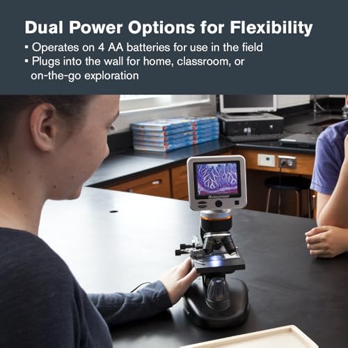 Celestron LCD Digital Microscope II – 3.5" Rotating LCD Touchscreen - image 7