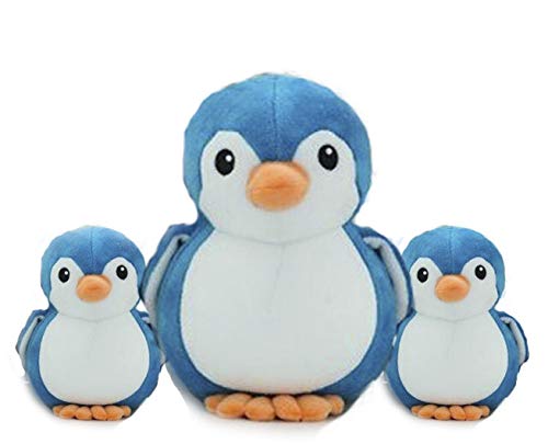 Triad basics Penguin Soft Toy 30cm, Cute Plush Kids Animal Toy (Penguin with Babies)