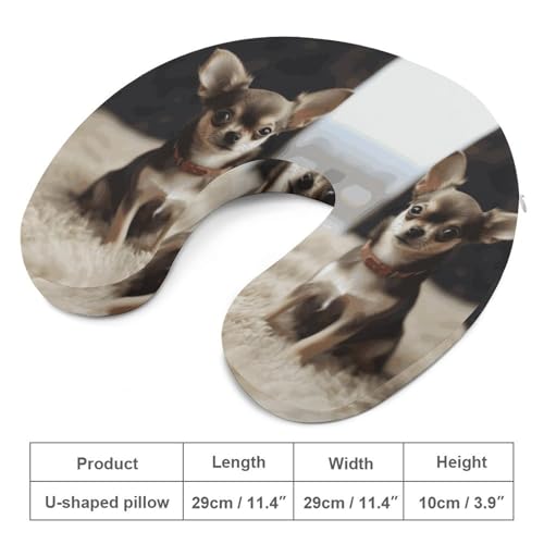 Almohada espuma viscoelástica tamaño único cómodo cuello miniatura 2