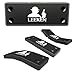 leeken Gun Magnet Mount with 3M Tape & Holster- Multi Angle Adjustable Design Never Damage car or Desk-Rubber Coated 43 Lbs Rated -Concealed Holder for Handgun,fit for All Surface (1 Pack)