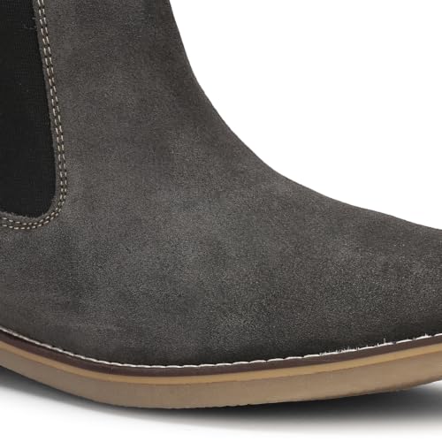 Image of Kraasa Men's Chelsea Boots for Men, Premium Vegan Leather, Fashion Ankle, Modern Casual, Smart Casual & Formal Footwear