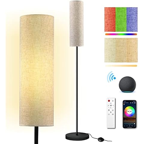 Lámpara de Pie WiFi RGBWW 12W 175cm Cover