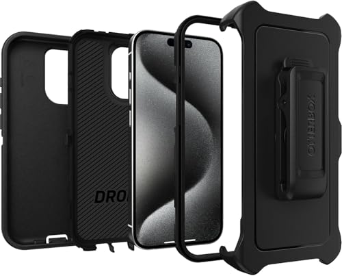 Coque iPhone 15 Pro OtterBox Defender protection durable haut de gamme et conception robuste - 3