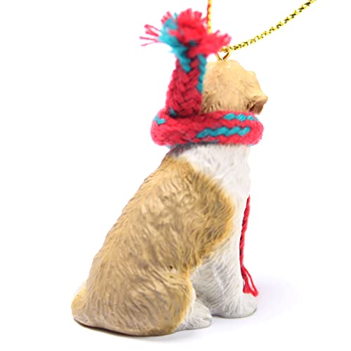 Conversation Concepts Saint Bernard Tiny Miniature One Christmas Ornament Rough Coat - Delightful!