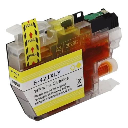 Cartouche d'encre LC421XL compatible DCP-J1140DW jet d'encre couleur jaune