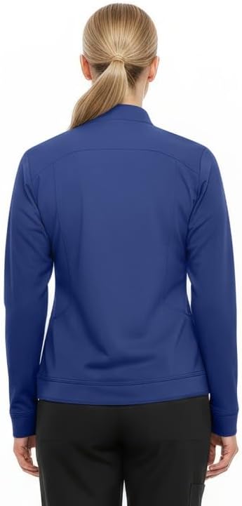 Natural Uniforms Women's Ultra Soft Stretch Zip Up Scrub Jacket (5200) - Image 3