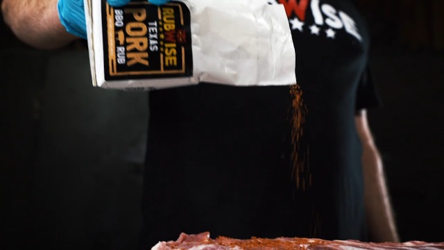 RubWise Pork Rub, Texas Style BBQ Seasoning for Smoking & Grilling Meat, Dry Spice Blend for Prime Rib, Tenderloin, Pork Butt & More, No MSG, 11.5oz