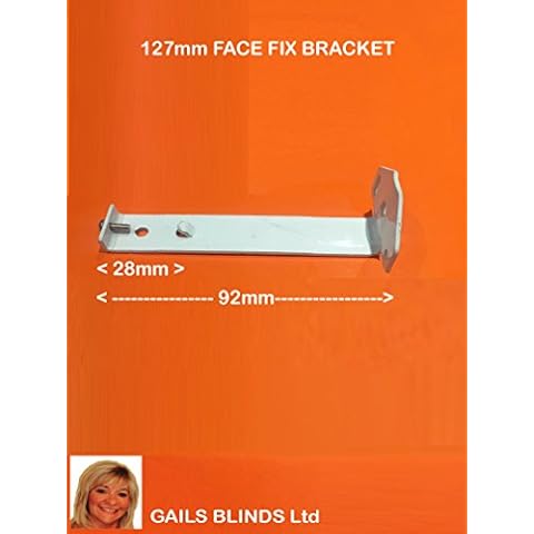 Vertical Blind Spares Face Fix Brackets (92mm) Cover