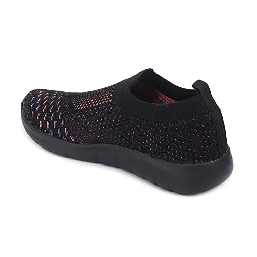 Image of Marc Loire Women's Lightweight Athleisure Knitted Active Wear Slip-On Casual Shoes