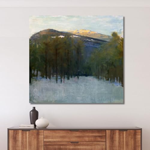 Tableau Fine Art Monte Monadnock Thayer encadré et assemblé à la main