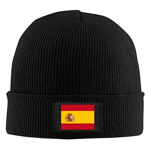 Gorro Unisex con Bandera de España, Gorro de Punto cálido, Gorro de Punto de Lana