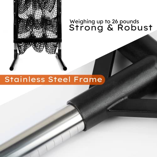 Pitching Net With Strike Zone - 9 Hole Pitching Target - Pitcher Practice Net - Baseball Net For Pitching - Heavy Duty Pitching Training Equipment - Baseball Training Aid #TOP2