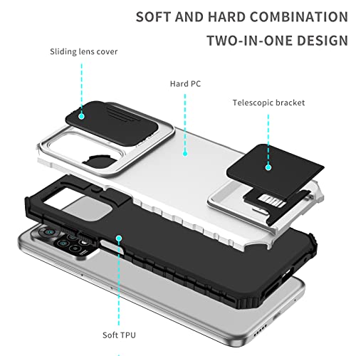 Funda para Xiaomi Redmi Note 11S 4G a prueba de golpes carcasa rígida con soporte tridimensional 2