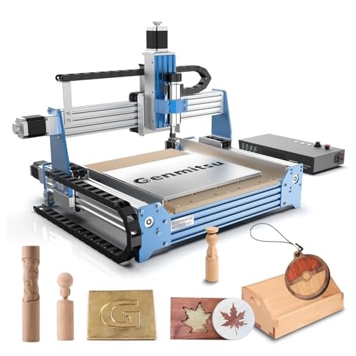 Genmitsu CNC Router Machine PROVerXL 4030 for Wood Metal Acrylic MDF Carving Arts Crafts DIY Design, 3 Axis Milling Cutting Engraving Machine, Working Area 400 x 300 x 110mm (15.7''x11.8''x4.3'')