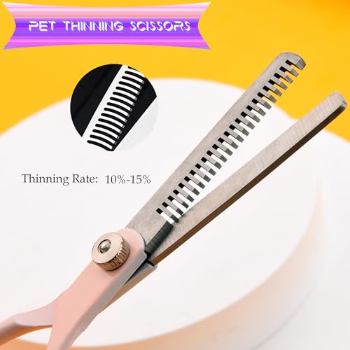 Grooming-Scissors-for-Dogs-at-Home-Fcysy-Professional-Dog-Grooming-Kit-Tijeras-Para-Cortar-Pelo-De-Perros-Cat-Grooming-Scissors-Curved-Haircut-Scissors-Blending-Shears-Set