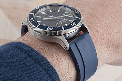 Image of StrapHabit Quick Release Rubber Watch Strap Band FKM 20mm 22mm 24mm