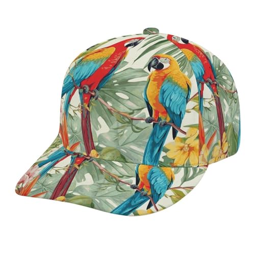 Gorra de béisbol tropical ajustable unisex miniatura 1