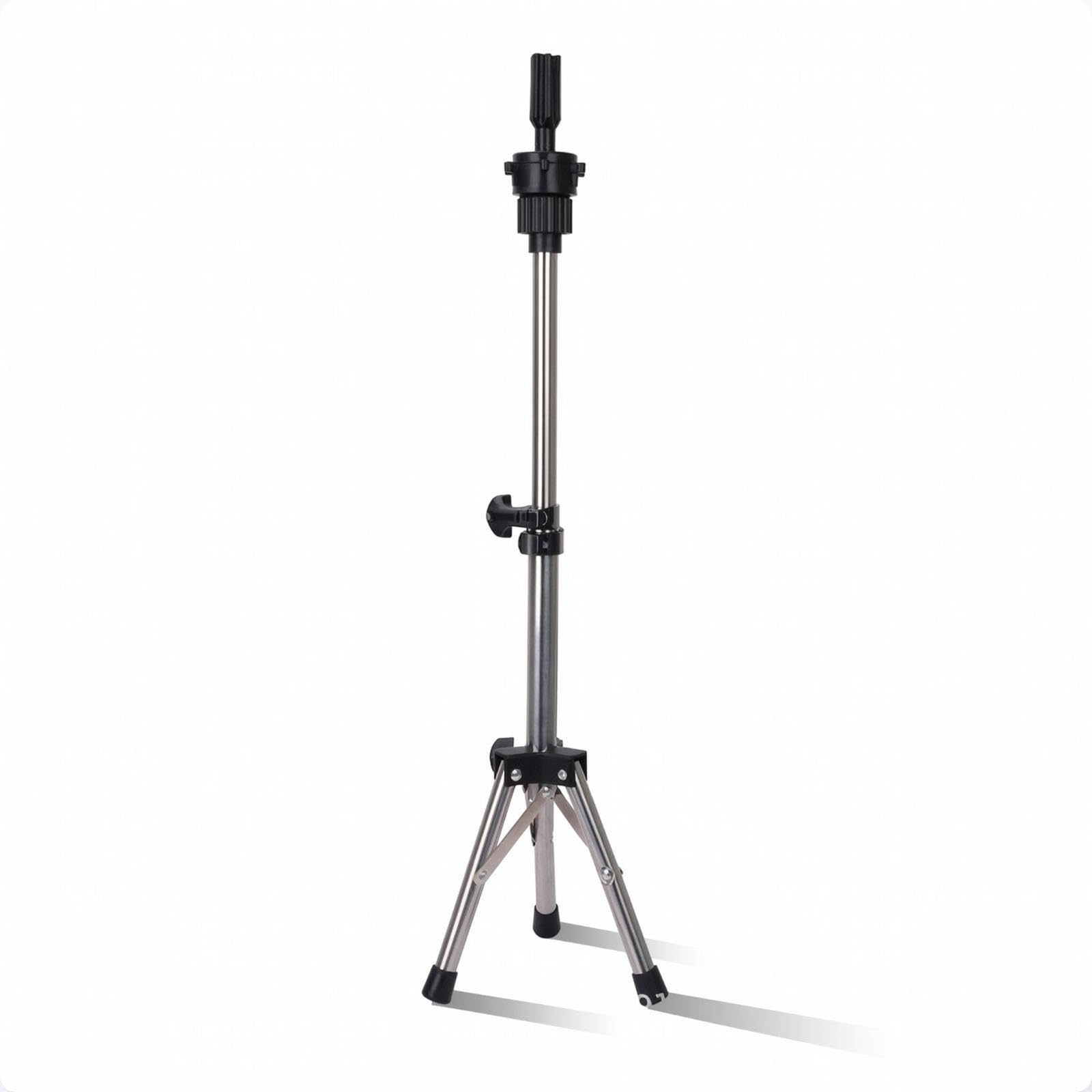 Mannequin Head Tripod Mini Hairpiece Stand with Clamp Desktop Practice Head Holder for Cosmetology Students, Hairdressers, Home Practice Ss Mini Tripod-image-48