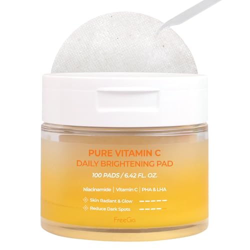 FreeGo Pure Vitamin C Daily Brightening Pad (100 Pads), K-Beauty ...
