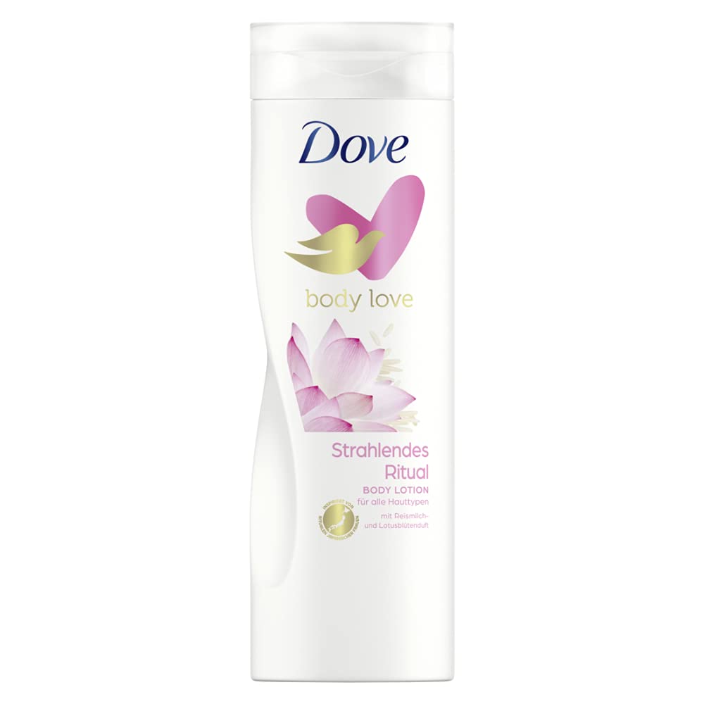 Dove radiant care with rice milk and lotus flower fragrance