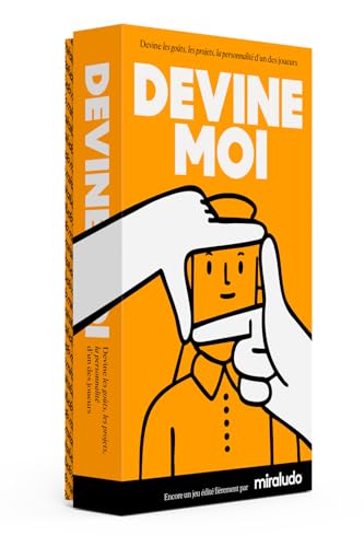 MIRALUDO Devine-Moi - Jeu de Société Ambiance et Devinettes - 220 Cartes pour Découvrir Ses Amis - Jeu Convivial Apéro Soirée Famille - Brise-Glace Drôle...
