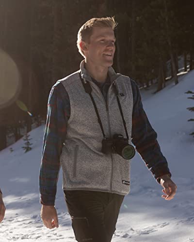 Venture Heat Men's Heated Fleece Vest With Battery Pack Included - Rechargeable Electric Warming Knit Sweater (Xl, Stone) #TOP3