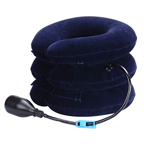 Plenteous Portable Neck Pillow Three Layers Tractor for Cervical Spine Neck Back Shoulder Pain(Soft Valvet)-picture-34