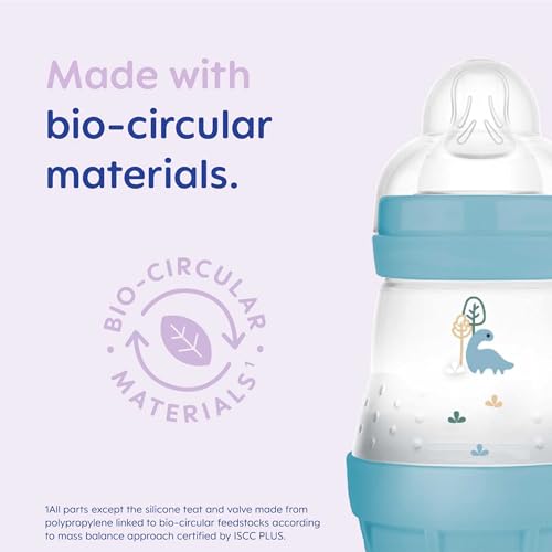 Miniatura 11 de Instrucciones En Lengua Extranjera - Mam Fb0403b - Pack De 3 Auto-Esterilización Y Botellas Contra El Cólico De 160 Ml, Color: Azul Verde