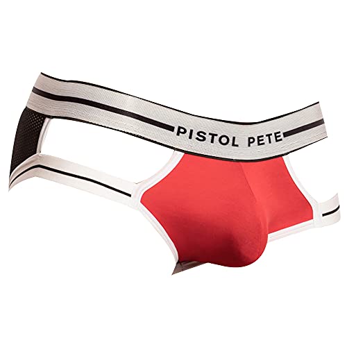 Mens Athletic Sports Deluxe Bikini Brief Underwear Pouch Sheer Thong Underpants