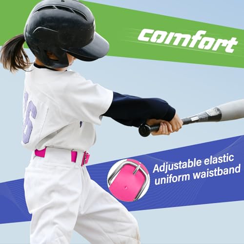 Hercicy 12 Pcs Baseball Belts Softball Belts Bulk for Adult and Youth Adjustable4