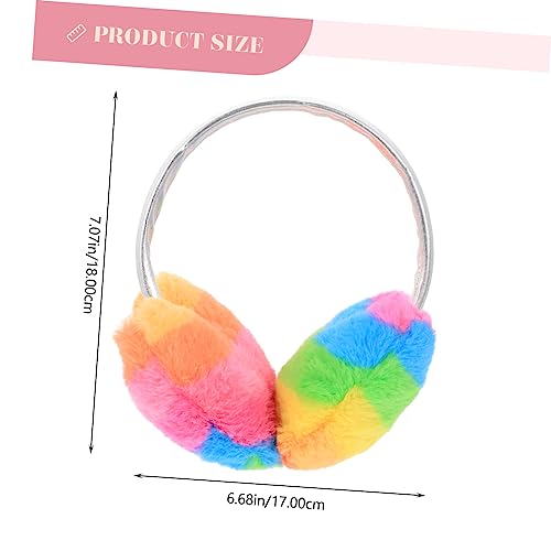 Plush Earmuffs for Girls Cute Design Ear Soft and Warm Ear Covers for Outdoor Activities Lightweight and Comfortable2