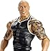 Mattel WWE Top Picks Action Figure, 6-inch Collectible The Rock with 14 Articulation Points & Life-Like Look