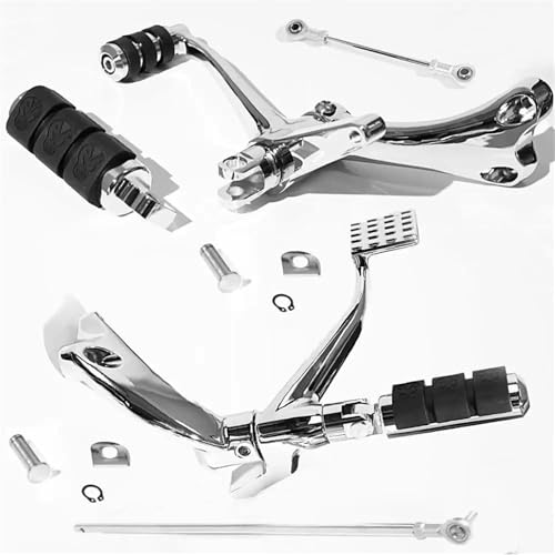 Commandes avancées chromées pour soulager le dos sur Harley Sportster 1200 2014-2020