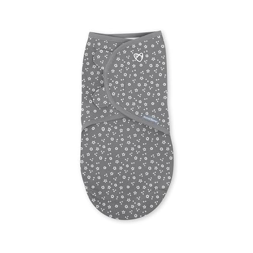 Image of SwaddleMe by Ingenuity Original Swaddle, 100% Cotton, Improves Sleep & Calms Startle Reflex, 3-6 Months, 1.0 TOG, Baby Swaddle Blanket - Superstar (Pack of 12)