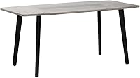 Vista 4 de Tribesigns 6FT Conference Table, 70.86L x 35.43W x 29.52H Inches Boat Shaped Meeting Table, Industrial Grey Seminar Table for Office Meeting