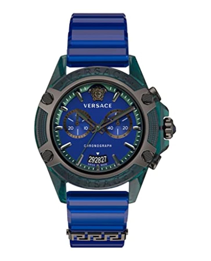 Versace Icon Active Collection Luxury Mens Watch Timepiece