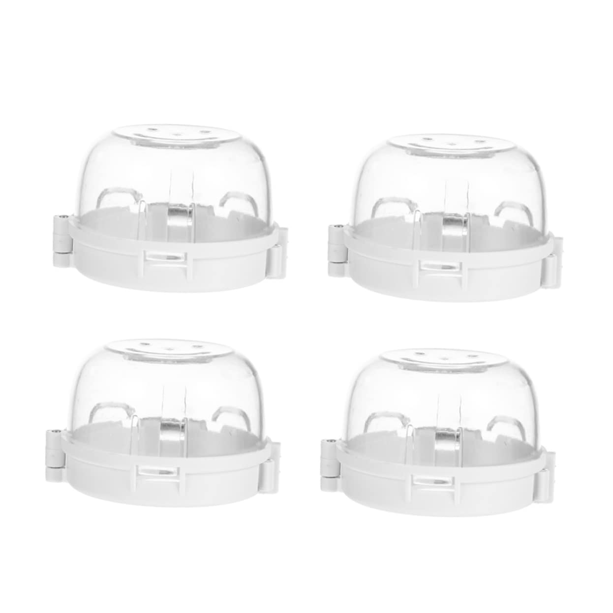 SUPVOX 4Pcs Stove Knob Covers Durable Gas Knob Protection for Pets Transparent Oven Knob Safety Guards to Prevent Accidental Gas Activation