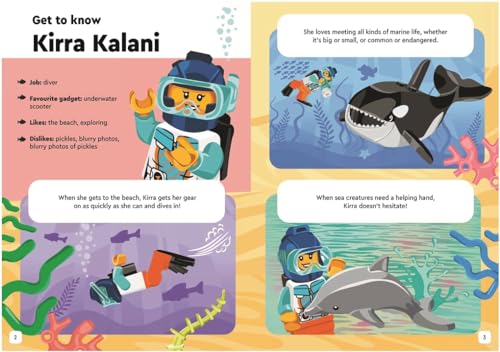 Image of LEGO City: Splash into Summer Activity Book (with diver LEGO minifigure and underwater accessories) (LEGO Minifigure Activity)