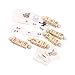 TOYANDONA en Bois Lecture Blocs Flash Cartes Tournant Tournant Lettre de Puzzle Correspondant Lettre Jeu Court Voyelle Tiges Orthographe Jeux pour Enfants en Âge Préscolaire